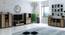 liara solid wood sideboard in black & natural (Black & Natural Finish) by Urban Ladder - - 