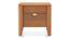 Toledo Solid Wood Bedside Table In Danish Walnut Finish (Amber Walnut Finish) by Urban Ladder - - 