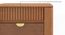 Toledo Solid Wood Bedside Table In Danish Walnut Finish (Amber Walnut Finish) by Urban Ladder - - 