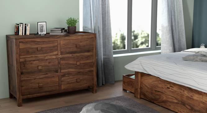 Magellan Chest Of Six Drawers (Teak Finish) by Urban Ladder - Full View Design 1 - 103998