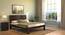 Alaca Bed (Solid Wood) (Mahogany Finish, King Bed Size) by Urban Ladder - Front View Design 1 - 105508