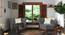 Malabar Wooden Sofa Standard Set 1-1 (Smoke) by Urban Ladder