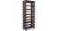 Rhodes Folding Book Shelf (Mahogany Finish, Tall Configuration, 60 Book Book Capacity) by Urban Ladder - Cross View Design 1 - 115414