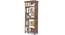 Rhodes Folding Book Shelf (Teak Finish, Tall Configuration, 60 Book Book Capacity) by Urban Ladder - Half View Design 1 - 115423