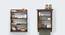 Jeeves Kitchen Wall Rack (Walnut Finish) by Urban Ladder - Half View Design 1 - 115562