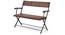 Masai Folding Bench (Teak Finish) by Urban Ladder - Front View Design 1 - 115633