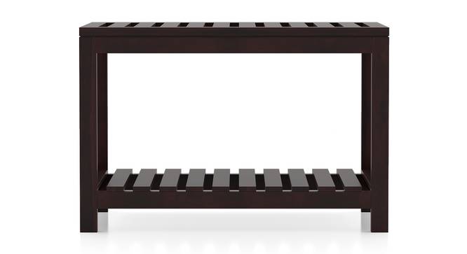 Marco Entryway Bench (Mahogany Finish) by Urban Ladder - Design 1 Semi Side View - 115646
