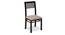 Zella Dining Chairs - Set of 2 (Mahogany Finish, Wheat Brown) by Urban Ladder - Design 1 Cross View - 115680