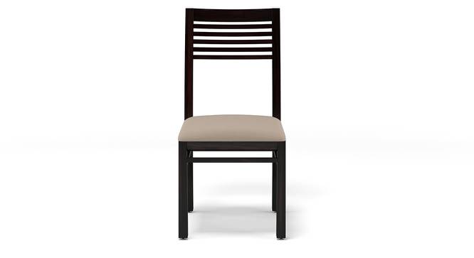 Zella Dining Chairs - Set of 2 (Mahogany Finish, Wheat Brown) by Urban Ladder - Design 1 Front View - 115681