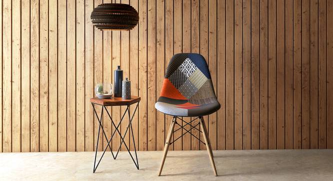 DSW Side Chair Replica (Patchwork) by Urban Ladder - Full View Design 1 - 115857
