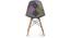 DSW Side Chair Replica (Patchwork) by Urban Ladder - Rear View Design 1 - 115860
