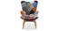 Contour Chair & Ottoman Replica (Patchwork) by Urban Ladder - Front View Design 1 - 115893