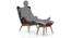 Contour Chair & Ottoman Replica (Patchwork) by Urban Ladder - - 115899