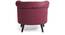 Bardot Lounge Chair (Wine Red) by Urban Ladder - Rear View Design 1 - 115935