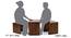 Hamilton Nested Stools (Teak Finish) by Urban Ladder - Design 1 Banner 1 - 115997