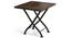 Masai Patio Table (Teak Finish) by Urban Ladder - Front View Design 1 - 116001