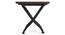Masai Patio Table (Teak Finish) by Urban Ladder - Side View Design 1 - 116004