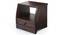 Siesta Bedside Table (Mahogany Finish) by Urban Ladder - Front View Design 1 - 116025