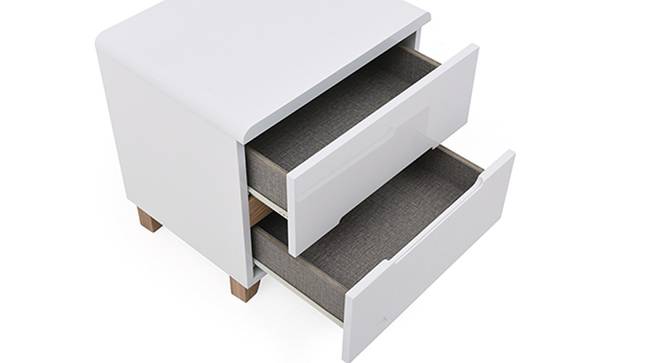 Oslo High Gloss Bedside Table - Urban Ladder