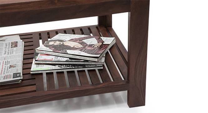 Claire Coffee Table (Teak Finish, Large Size) by Urban Ladder - - 116127