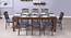 Vanalen 6 to 8 Glass Top Extendable Dining Table (Dark Walnut Finish) by Urban Ladder - Full View Design 1 - 116228