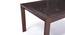 Vanalen 6 to 8 Glass Top Extendable Dining Table (Dark Walnut Finish) by Urban Ladder - Top View Design 1 - 116231
