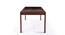 Vanalen 6 to 8 Glass Top Extendable Dining Table (Dark Walnut Finish) by Urban Ladder - - 116233