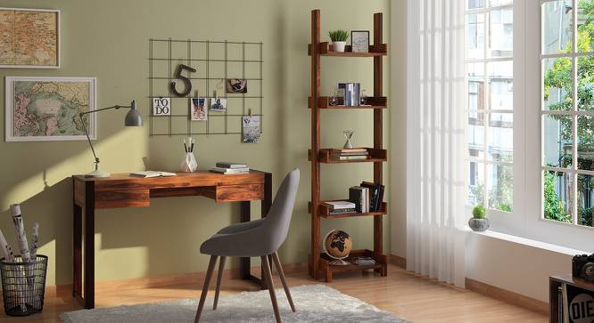 Austen Compact Desk (Two-Tone Finish) by Urban Ladder - Full View Design 1 - 116302