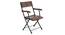 Masai Arm Chairs - Set of Two (Teak Finish) (Black) by Urban Ladder - Cross View Design 2 - 118029