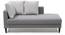Sigmund Day Bed (Cloud Burst Grey , Right Aligned) by Urban Ladder - Front View Design 1 - 118246