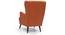 Genoa Wing Chair (Amber) by Urban Ladder - Rear View Design 1 - 118573