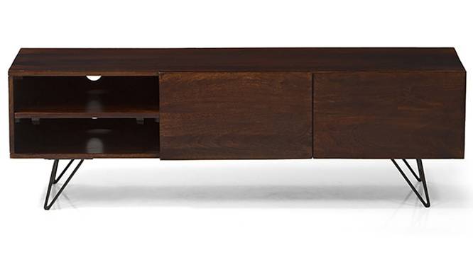 Dyson TV Unit (Walnut Finish) by Urban Ladder - Front View Design 1 - 118609