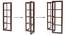 Andreas Room Divider (Dark Walnut Finish) by Urban Ladder