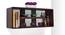 Monza Wall Shelf (Mahogany Finish) by Urban Ladder - Side View Design 1 - 119002
