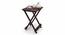 Latt Folding Table/Stool Tall (Mahogany Finish) by Urban Ladder - Design 1 Semi Side View - 119792