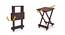 Latt Folding Table/Stool Tall (Mahogany Finish) by Urban Ladder - Banner 1 Design 1 - 119794