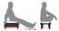 Perch Foot Stool (Mahogany Finish) by Urban Ladder - Side View Design 1 - 119800