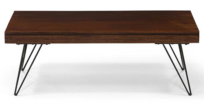 Dyson Coffee Table (Walnut Finish) by Urban Ladder - Front View Design 1 - 119972