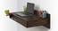 Wodehouse Wall Desk (Walnut Finish) by Urban Ladder - Half View Design 1 - 120332