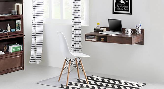 Wodehouse Wall Desk (Walnut Finish) by Urban Ladder - Full View Design 1 - 120338