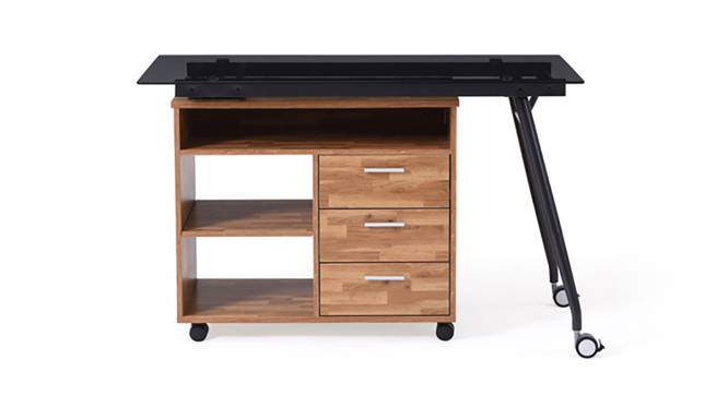 Niccol glass top shop adjustable study table