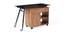 Niccol Glass Top Adjustable Study Table (Golden Oak Finish) by Urban Ladder - - 120422