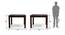Brighton Square 4 Seater Dining Table (Mahogany Finish) by Urban Ladder