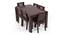 Arabia - Capra 6 Seater Dining Table Set (Mahogany Finish) by Urban Ladder - Front View Design 1 - 121902