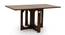 Danton 3-to-6 - Capra 6 Seat Folding Dining Table Set (Teak Finish) by Urban Ladder - Front View Design 2 - 122021