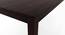 Arabia - Zella 6 Seater Dining Table Set (Mahogany Finish, Burnt Orange) by Urban Ladder - - 123320