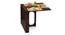 Danton 3-to-6 - Zella 6 Seater Folding Dining Table Set (Mahogany Finish, Burnt Orange) by Urban Ladder - Close View Design 3 - 123352