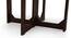 Danton 3-to-6 - Capra 2 Seater Folding Dining Table Set (Mahogany Finish) by Urban Ladder - Ground View Design 2 - 123590