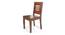Brighton Square - Capra 4 Seater Dining Table Set (Teak Finish) by Urban Ladder - Front View Design 3 - 124359