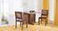 Danton 3-to-6 - Capra 2 Seater Folding Dining Table Set (Teak Finish) by Urban Ladder - Full View Design 1 - 124401